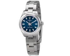 Rolex — Rolex Oyster Perpetual 28 Automatic Chronometer Blue Dial — Watch — resale