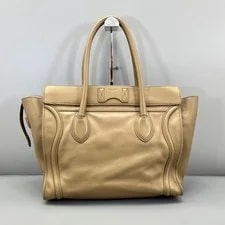 Celine Luggage Large Milk Tea Grained Top Handle Duty Paid 2