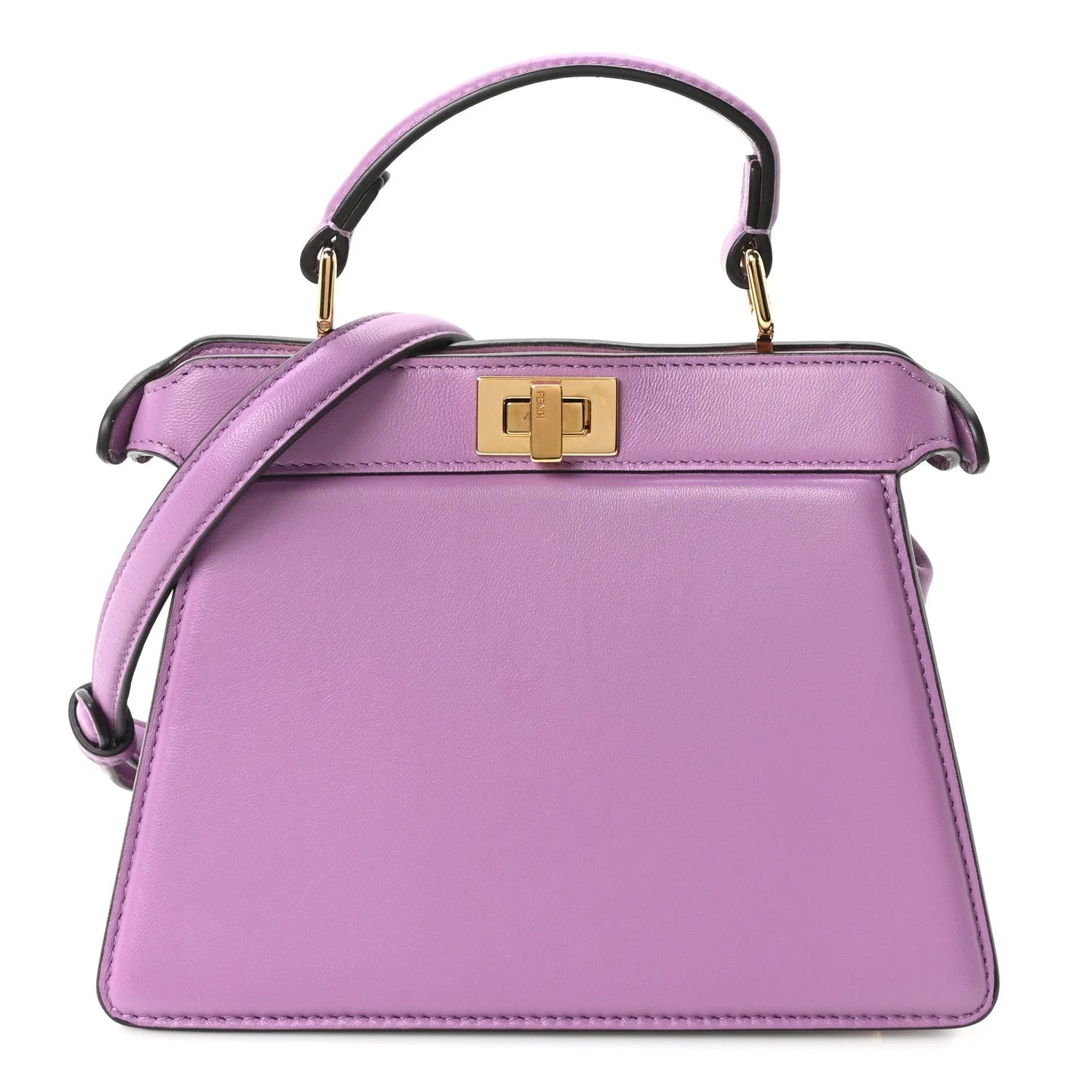Fendi — Shiny Petite Peekaboo I SEE U Satchel Gapanto Agapanto — Handbag — resale