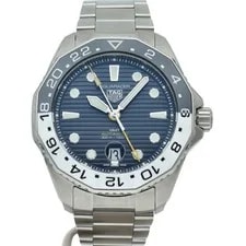 Heuer — Tag-heuer Aqua Racer Professional 300 GMT Caliber 7 Aquaracer Blue — Watch — resale