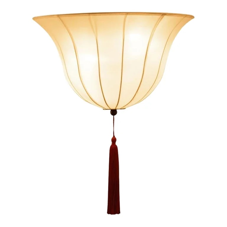 Woka Lamps — Brass/Silk - of the Showroom Wiener Werkstätte Wall Jugendstil, Edition — lighting — resale