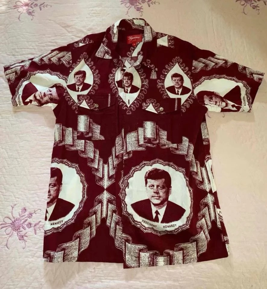 Supreme — Supreme 13SS JFK Allover Hawaiian Short Sleeve K53 — streetwear — resale