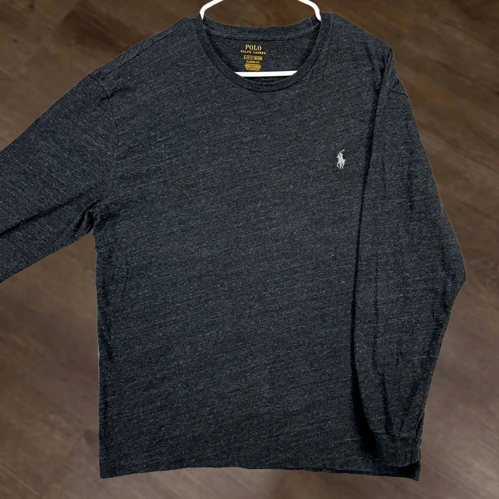 Polo Ralph Lauren — Polo Ralph Lauren Pullover Sweatshirt Large Dark Pony Classic Fit Shirt Sweater Crew Neck Casual Warm Weather Outdoor — streetwear — resale