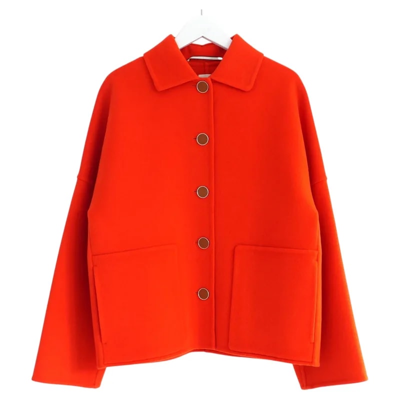 Hermès — Hermès Cornaline Double Faced Jacket — Clothing — resale