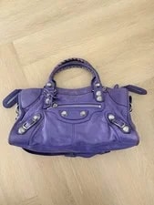 Balenciaga — Balenciaga Lavande Part Time (City ) With Giant Hardware — Handbag — resale