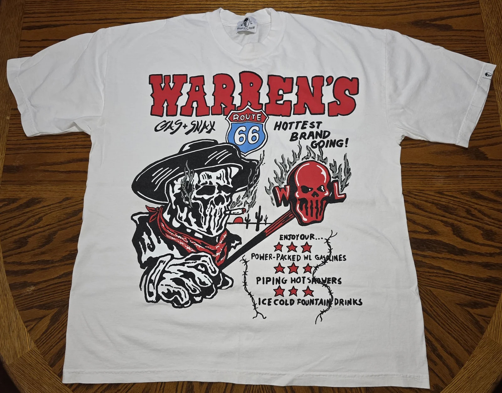 Warren Lotas "Warren's Gas + Snax" — streetwear — resale
