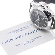 Panerai — Panerai Luminor Acciaio PAM01090 44mm SS Black Dial Automatic Date Power #C156 — Watch — resale