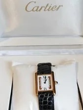 Cartier Must Vermeil Tank 3 Color Trinity Gold Dial. 21mm Quartz . 3