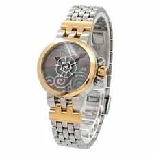 Tudor Clair de Rose Combo 35101 ' Date Black Shell YG Yel 2