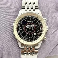 Breitling — Breitling Montbrilliant 38mm Automatic Chronograph Black Dial A41330 — Watch — resale