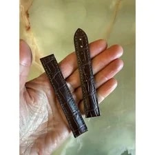 Authentic Omega Brown Crocodile Strap Band 18mm 98000018 4