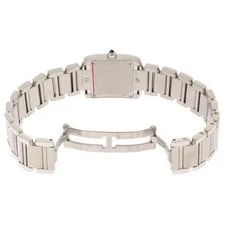 Cartier Tank Française SM W51008Q3 Stainless Steel 20mm White Dial #DW2682 4