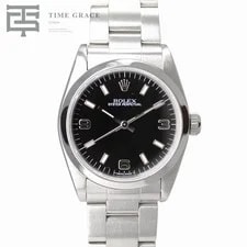 Rolex — Rolex Oyster Perpetual () [White BAR 369 Bracelet Black] 67480 Black — Watch — resale