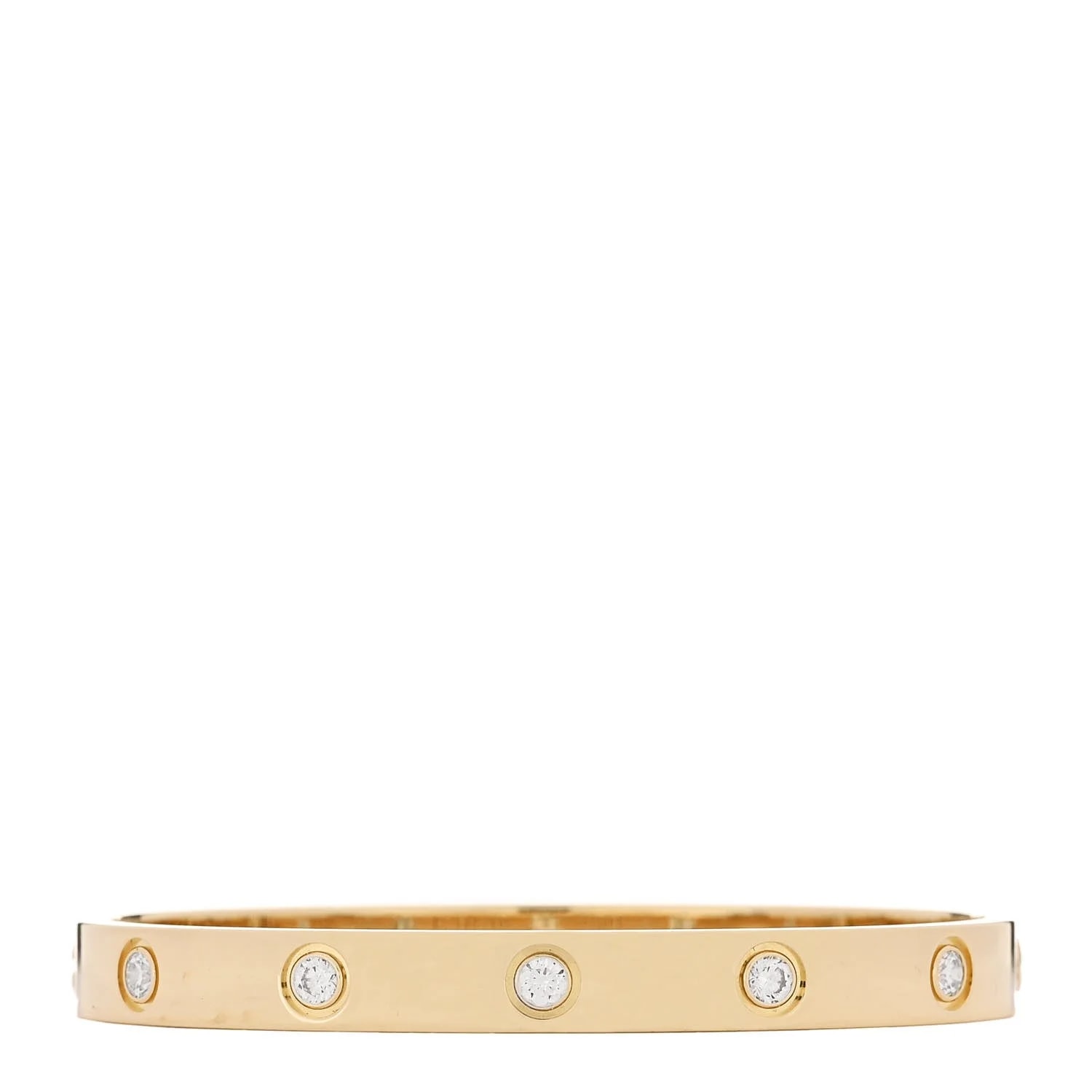 18K Yellow Gold 10 Love Bracelet 16 2