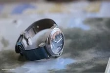 Panerai Luminor Marina PAM0070 – 40mm Stainless Steel – Blue/Grey Leather Strap 2
