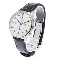 IWC Portugieser IW371446 41mm SS Silver #C3433 2