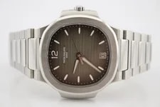 Patek Philippe — Patek Philippe 2022 Nautilus Grey Dial Stainless Steel 35.2mm 7118/1A-011 — Watch — resale