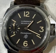Panerai — Panerai Luminor Marina Black With Leather Strap PAM00359 — Watch — resale