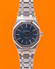 Audemars Piguet — Audemars Piguet Royal Oak 41mm 15400ST Blue Dial 2012 — Watch — resale