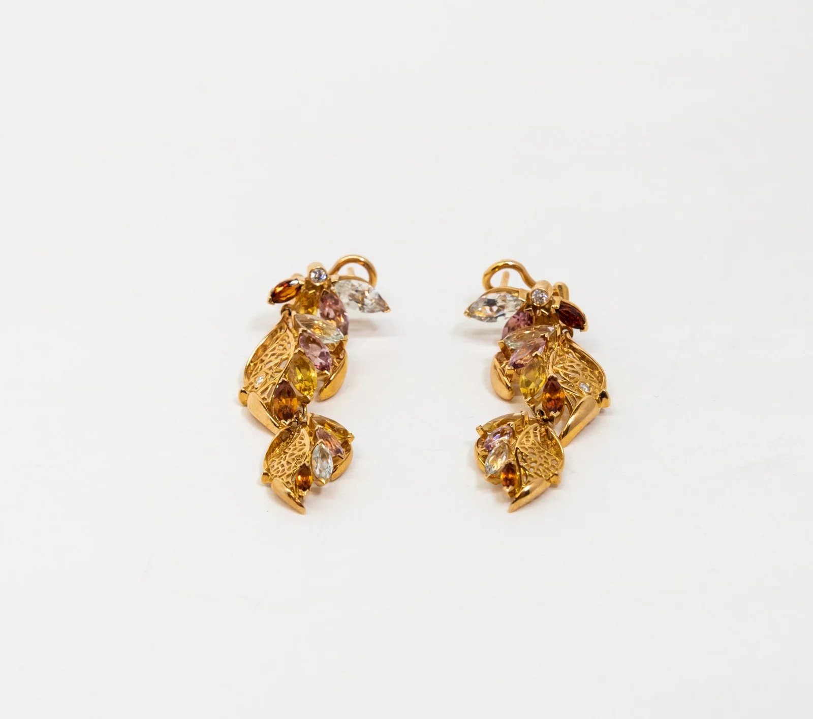Worldofluxuryus — Carrera Y Carrera Emperatriz Maxi 18K Yellow Gold & Sapphires Earring — Watch — resale