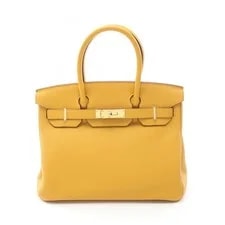 Hermès — Hermes Birkin 30 Ambre C Stamp Metal — Handbag — resale