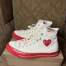 Converse — Converse CDG Chuck Taylor All Star 70 Hi Comme des Garcons Play A01794C 12 — Sneaker — resale
