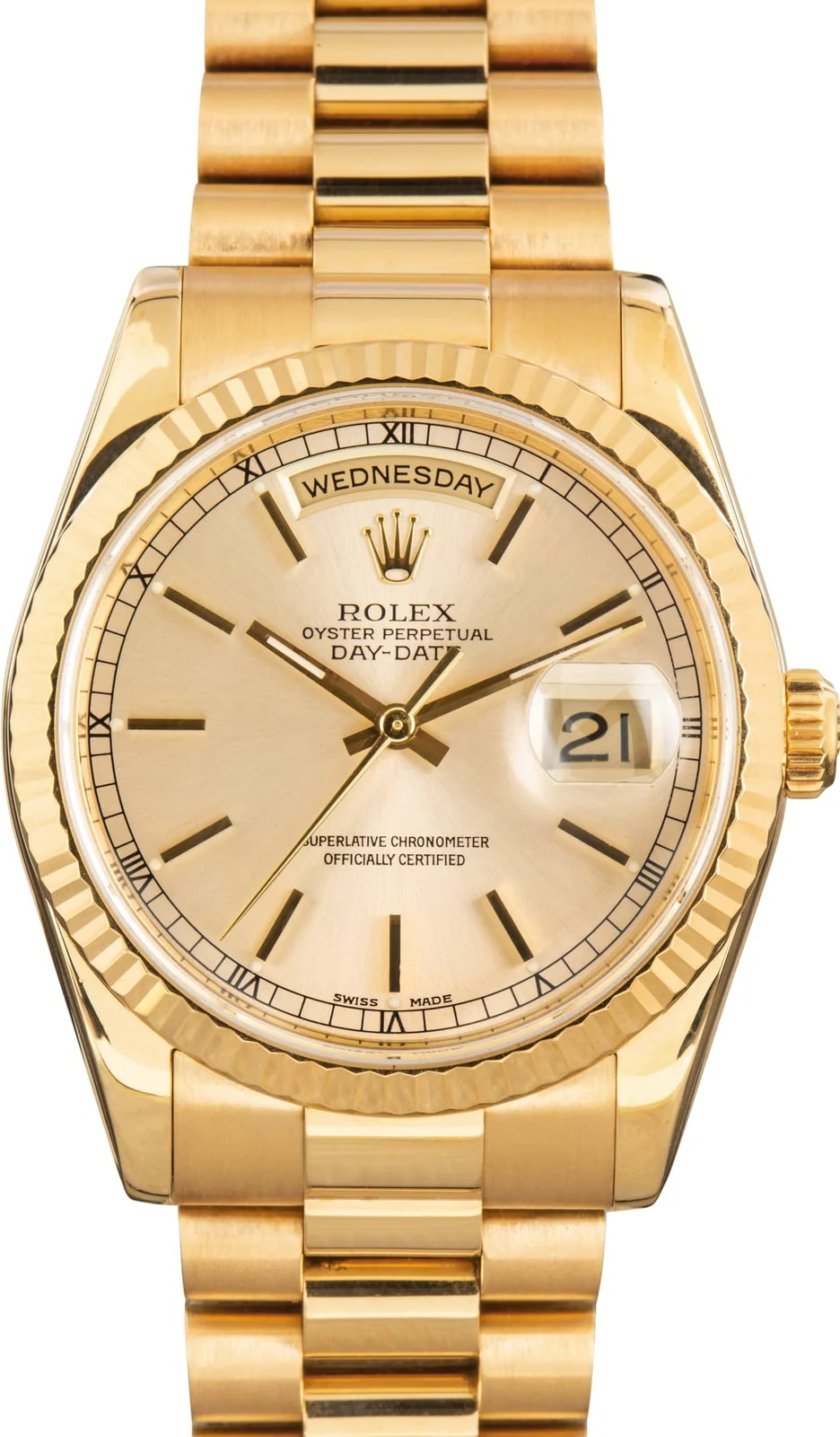 Rolex Day-Date 36 Ref 118238 Silver Dial 2