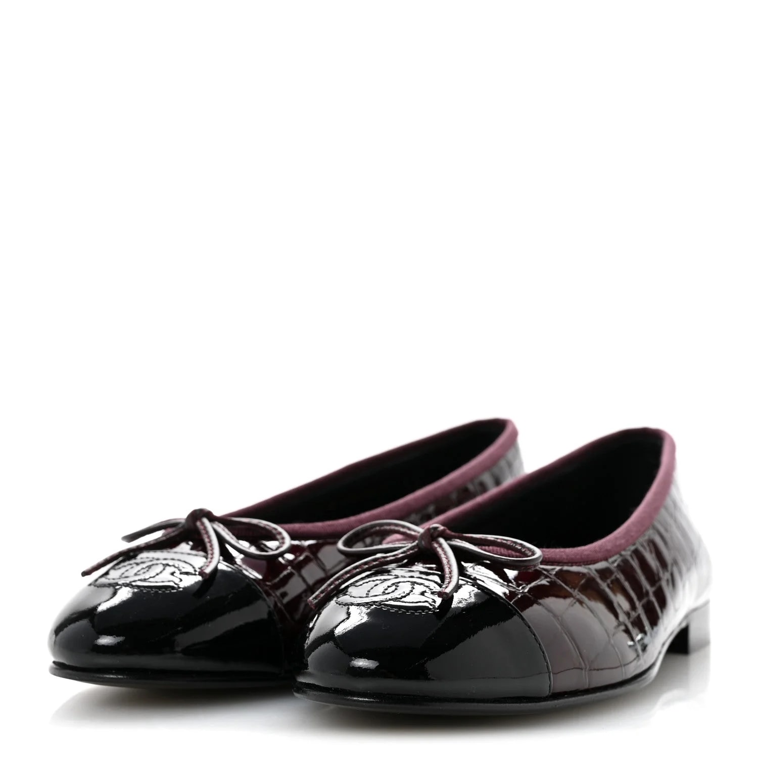 Embossed Cap Toe CC Ballerina 37 Dark 4