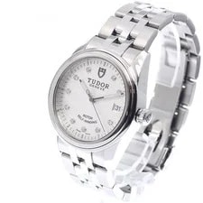 Tudor Glamour 55000 36mm SS Silver #C12432 2