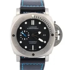 Panerai — 2018 Papers Panerai Luminor Submersible 1950 Titanium Rubber 47mm PAM01305 BOX — Watch — resale