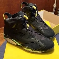 Size 13 Air Jordan Retro 6 Brazil World CUP/ Excellent Condition 2
