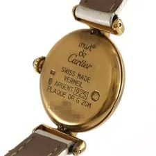 Authentic [No Maintenance Rebate Price] Cartier Must Colisee SM Gold Plated ... 4