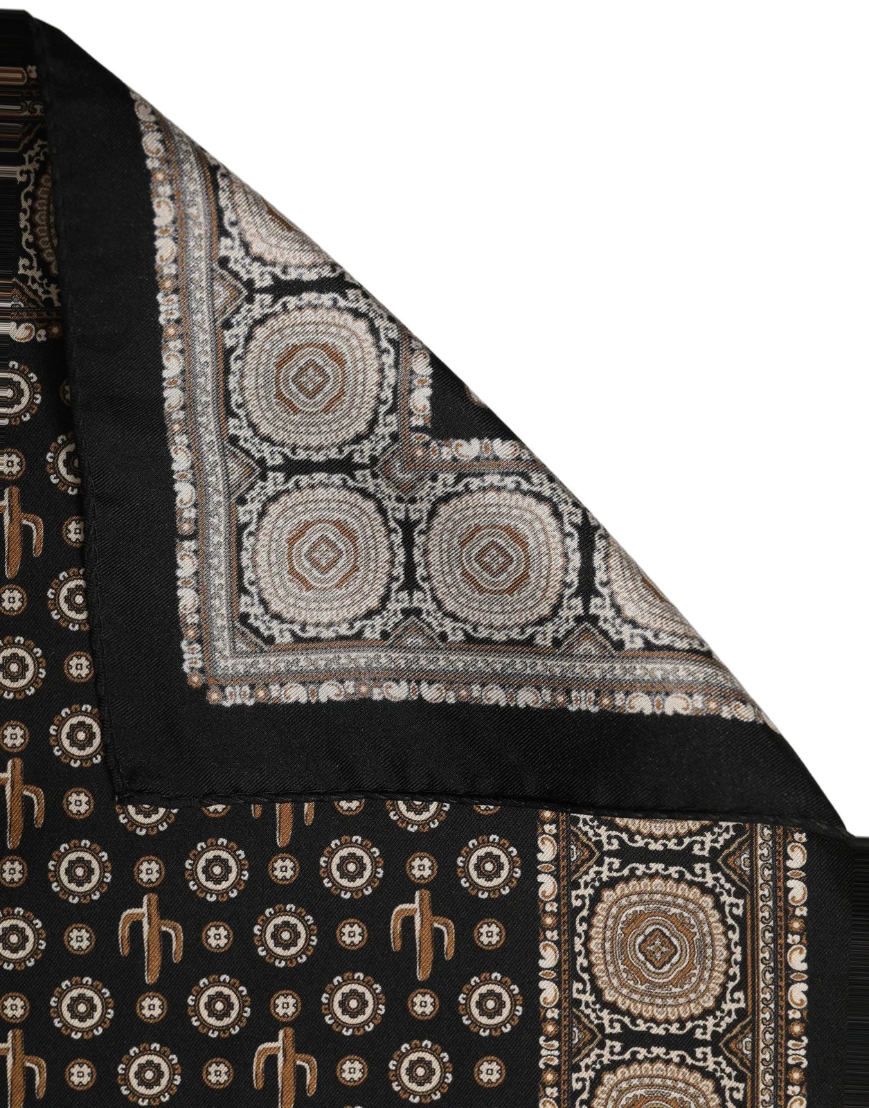 Dolce & Gabbana — Dolce & Gabbana Cactus Pocket Square Foulard Scarf — Accessory — resale