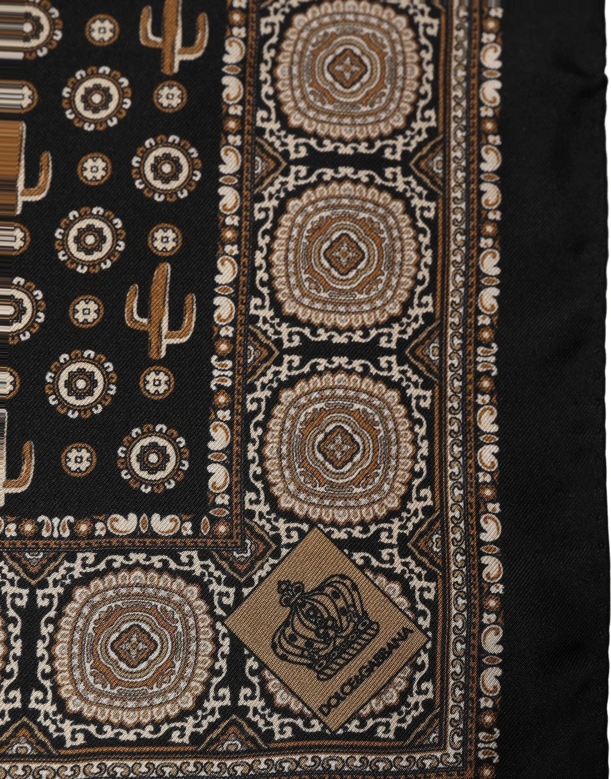 Dolce & Gabbana Cactus Pocket Square Foulard Scarf 3