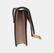 Christian Dior Saddle Belt Light Grained Crossbody Auth 4
