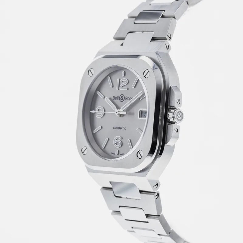 Bell &Amp; Ross BR05A-GR-ST Gray Steel 2