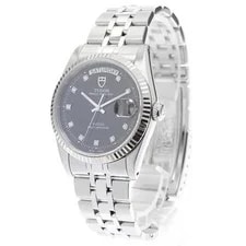 Tudor — Tudor Prince Date 76214 36mm SS Black #C5295 — Watch — resale