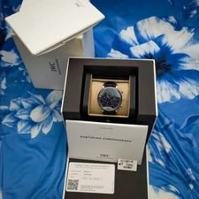 IWC Portofino Chronograph Blue Sunburst Dial Steel IW391036 Box & Papers, 2021 2