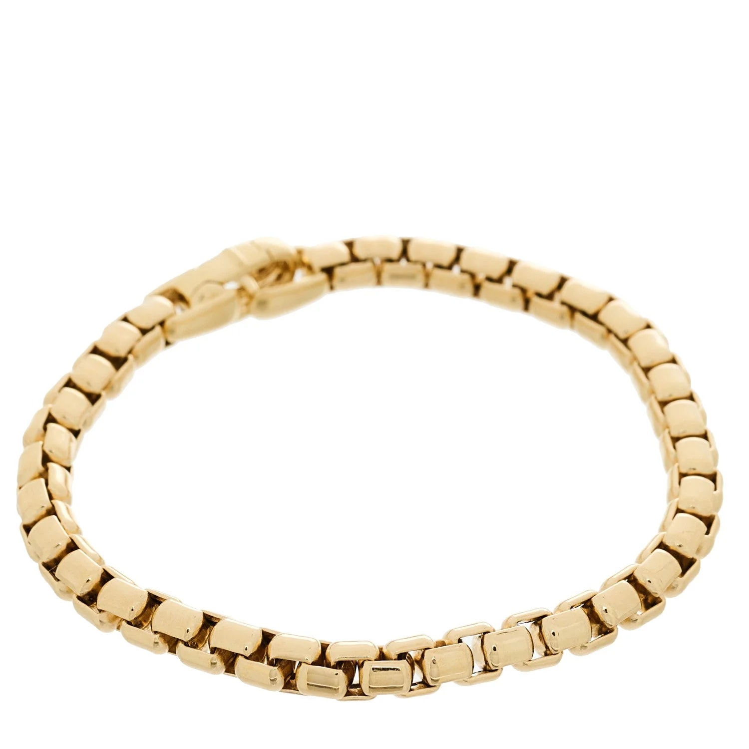 David Yurman — 18K Yellow Gold 5mm Box Chain — Jewelry — resale