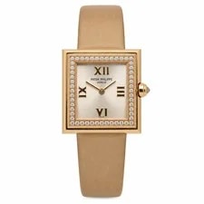 Patek Philippe — Patek Philippe Diamond Bezel Gondolo Square Quartz 4868R — Watch — resale