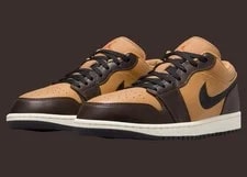 Air Jordan — Air Jordan 1 SE Low Flax-Baroque Various Sizes HQ3603-201 — Sneaker — resale