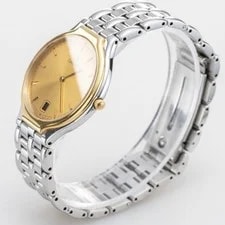 Omega de Ville Quartz 18K Gold-Plated 32 Mm 2