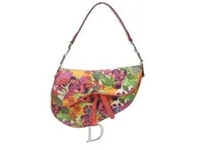 Dior — Christian Dior Floral All Over Print Saddle Excel 99 — Handbag — resale
