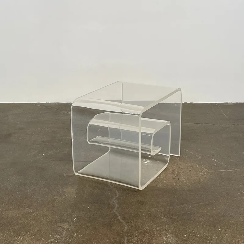 Lucite Scroll Accent 4