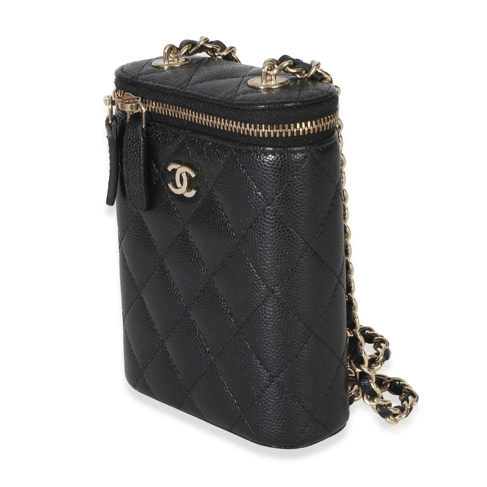 Chanel — Chanel Small Vertical Coco Beauty Vanity Case — Handbag — resale