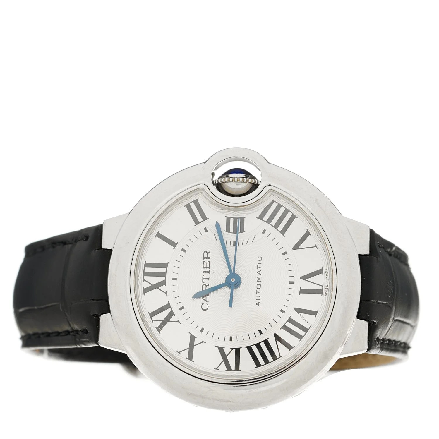 Stainless Steel Alligator 33mm Ballon Bleu de Cartier Automatic 2