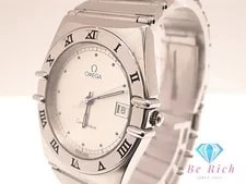Omega Constellation Date 35mm SS 396.1070/1080 White Dial Silver Bezel US 2