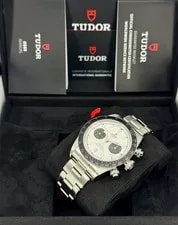 Unworn Tudor Black Bay Chrono 41mm, White, 79360N, Dated 2026 2