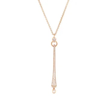 Hermès — Clou de Forge 18K Rose Gold and Diamonds Large — Jewelry — resale