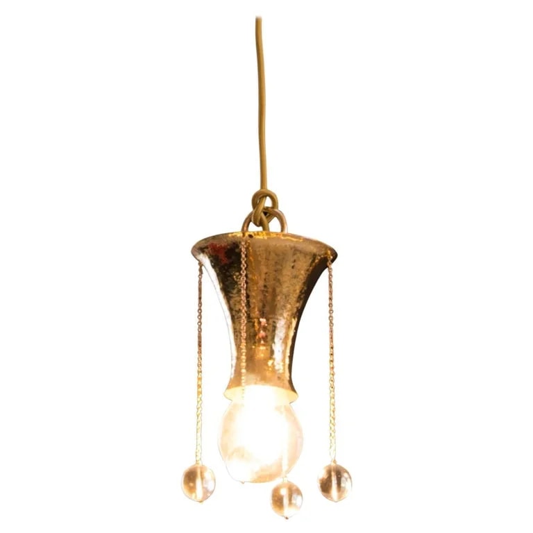 Josef Hoffmann, Wiener Werkstätte, Woka Lamps — Hanging From the Showroom of the Wiener Werkstaette By Josef Hoffmann — lighting — resale